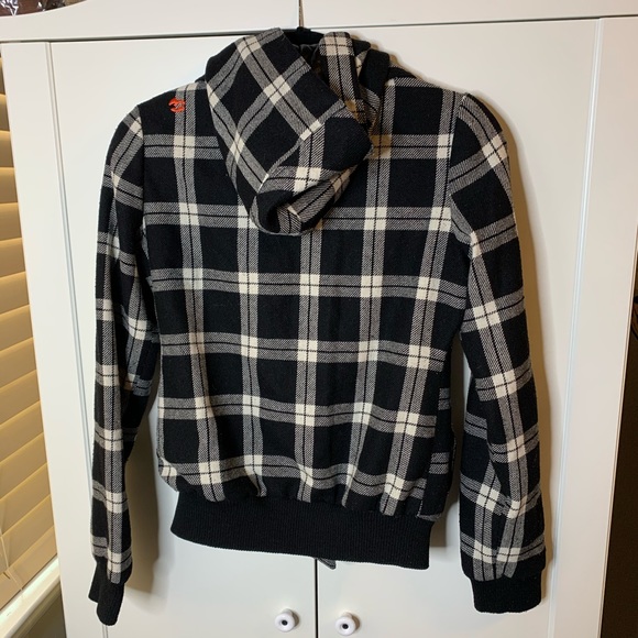Billabong Checkered Hoodie Jacket - Picture 9 of 15